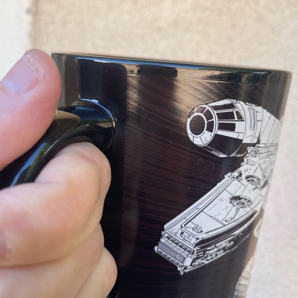 Star Wars coffee Mug Cup Millennium Falcon - Picture 5 of 6